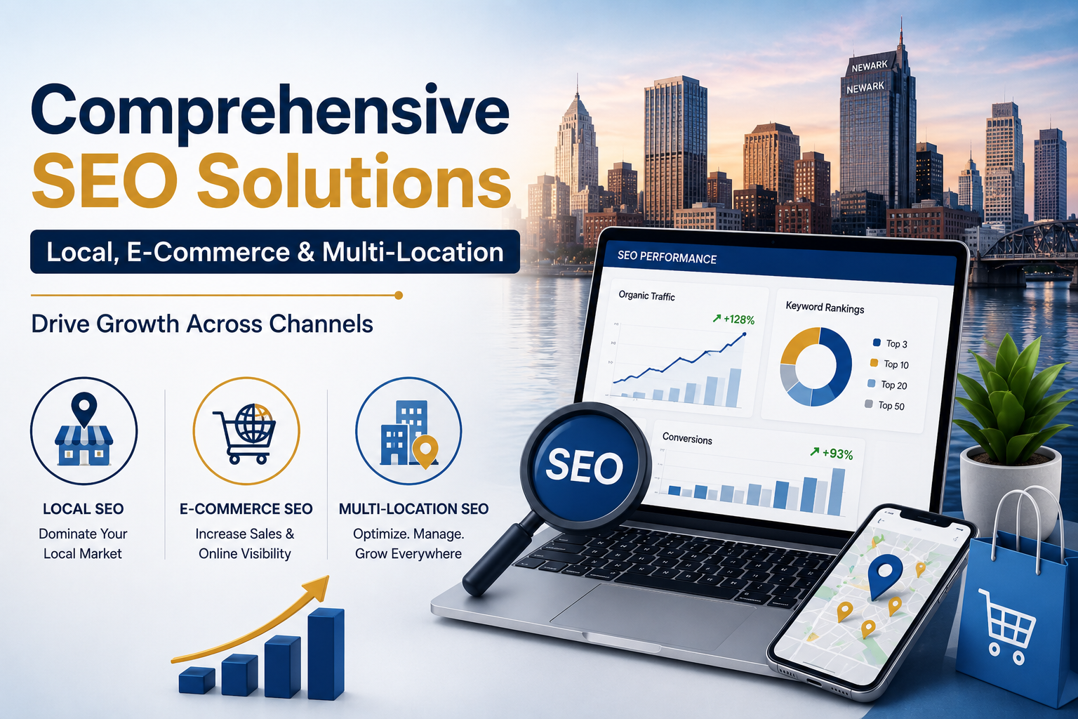 Feature image for Commerce Marketing Agency showcasing local SEO, ecommerce growth, and multi-channel digital marketing strategies.