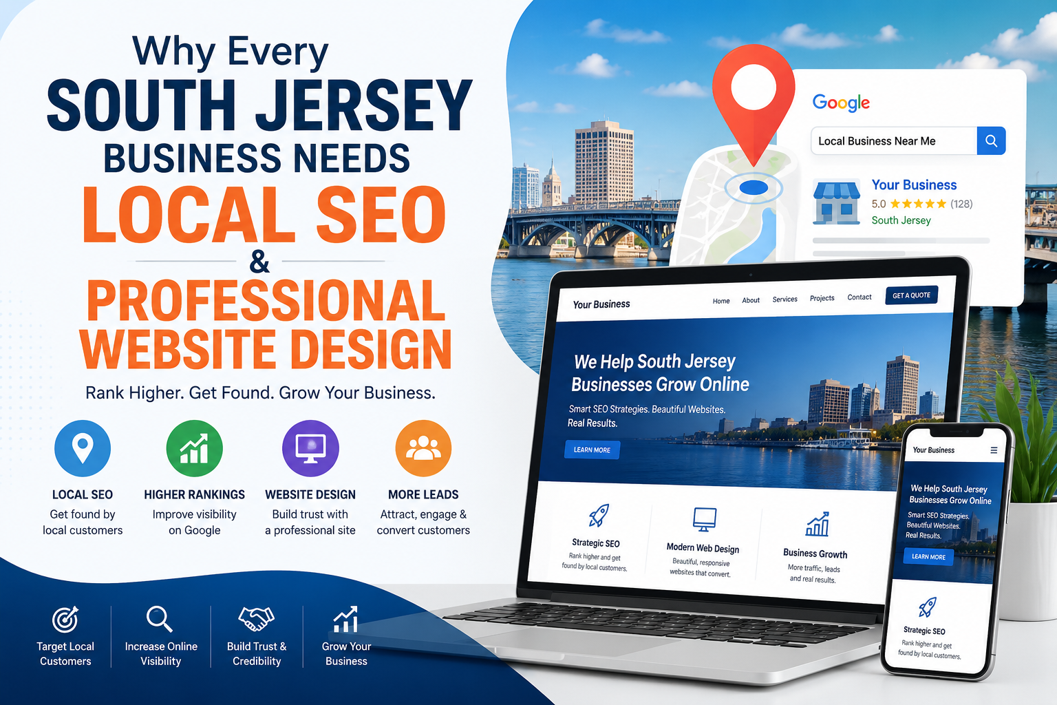 Local SEO South Jersey and Website Design