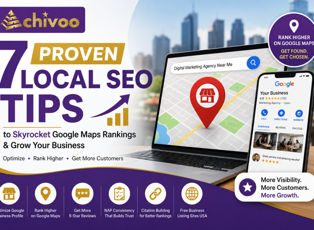 Local SEO strategies to rank higher on Google Maps for small businesses.