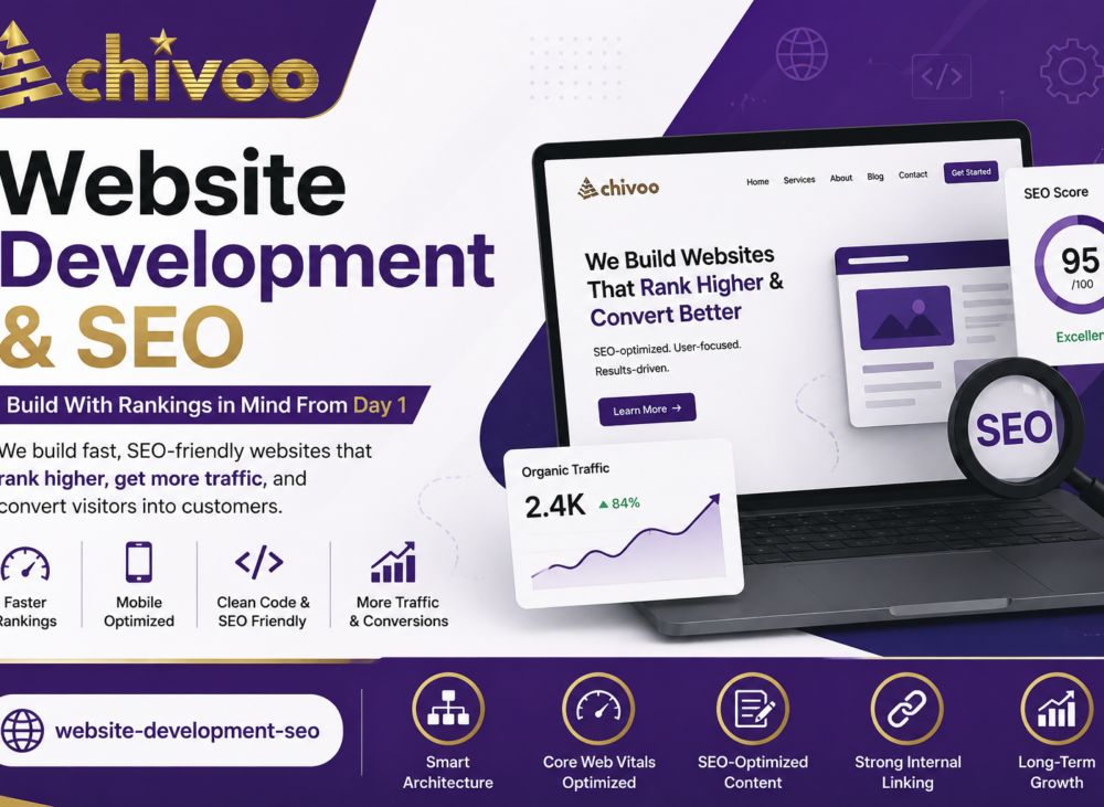 Website Development & SEO services for higher Google rankings