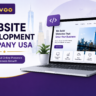 Website Development Company USA feature image showcasing Achivoo's custom web development services with responsive website design, SEO-friendly development, and business growth solutions.